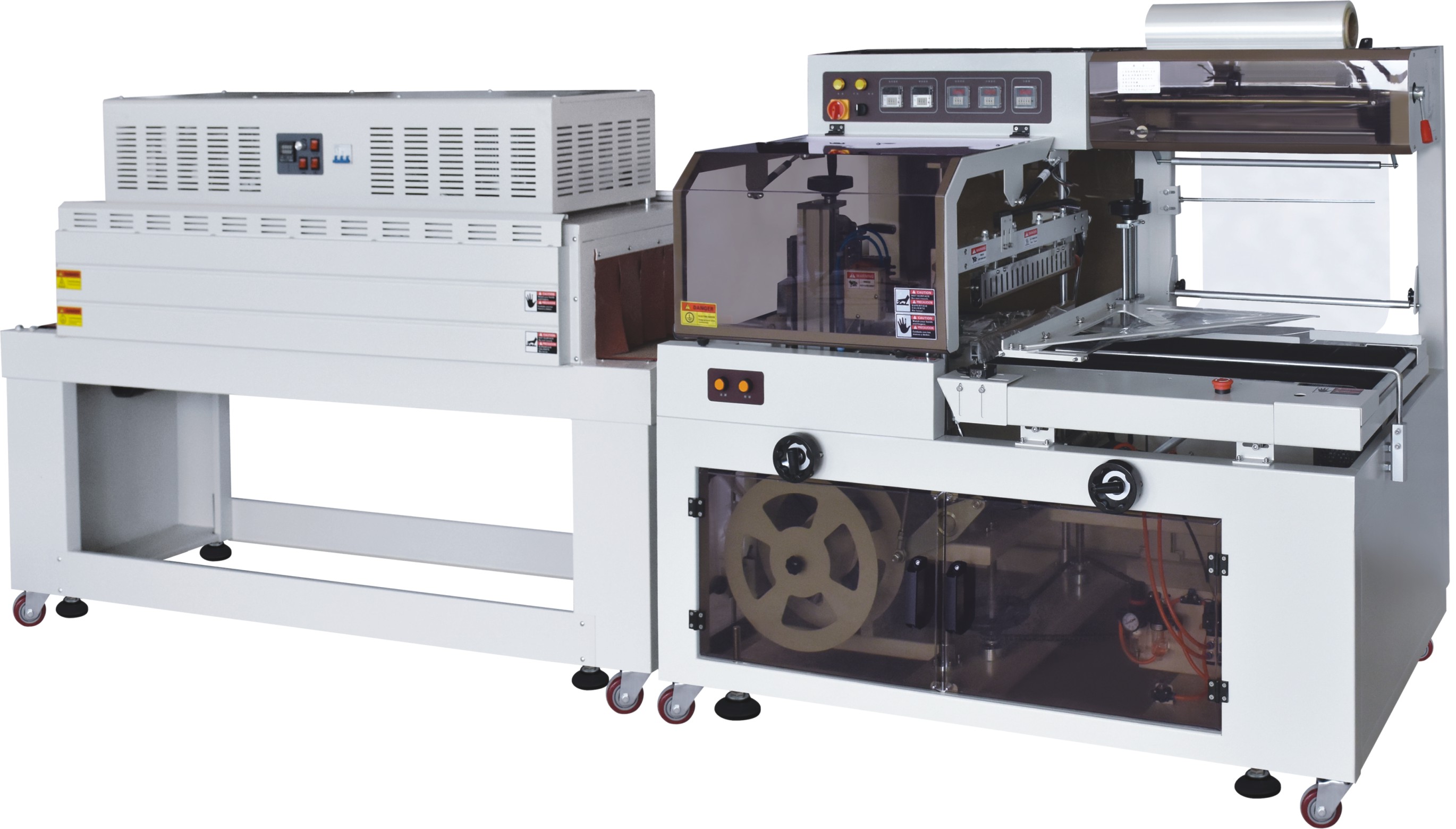 熱收縮膜包裝機，封口機  ,封箱機, 打包機 ,熱收縮膜定制, 全自動包裝機